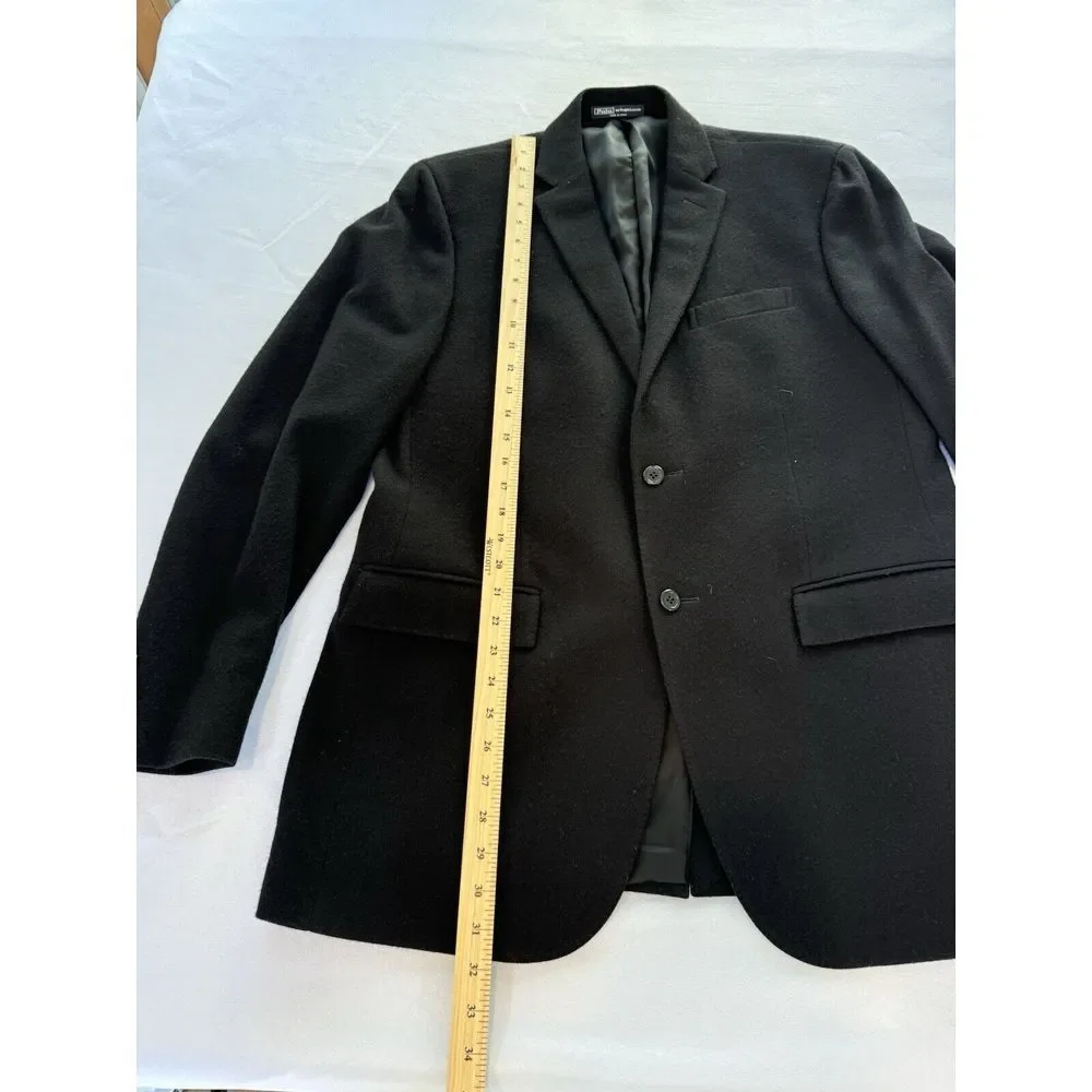 Ralph Lauren Polo Suit Coat Blazer  Wool Cashmere Made In Italy 2 button 42 Long - Picture 7 of 13